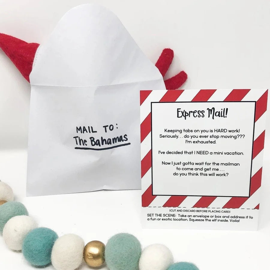 Christmas Elf Story Cards *Elf not included*