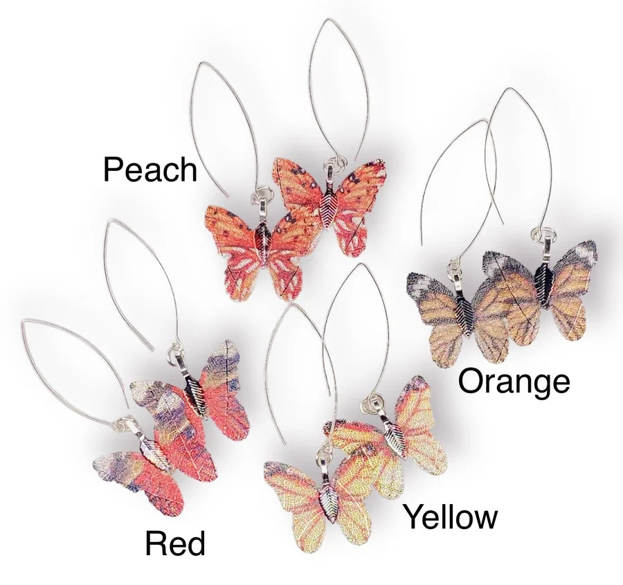 Butterfly Earrings (Multiple Colors)