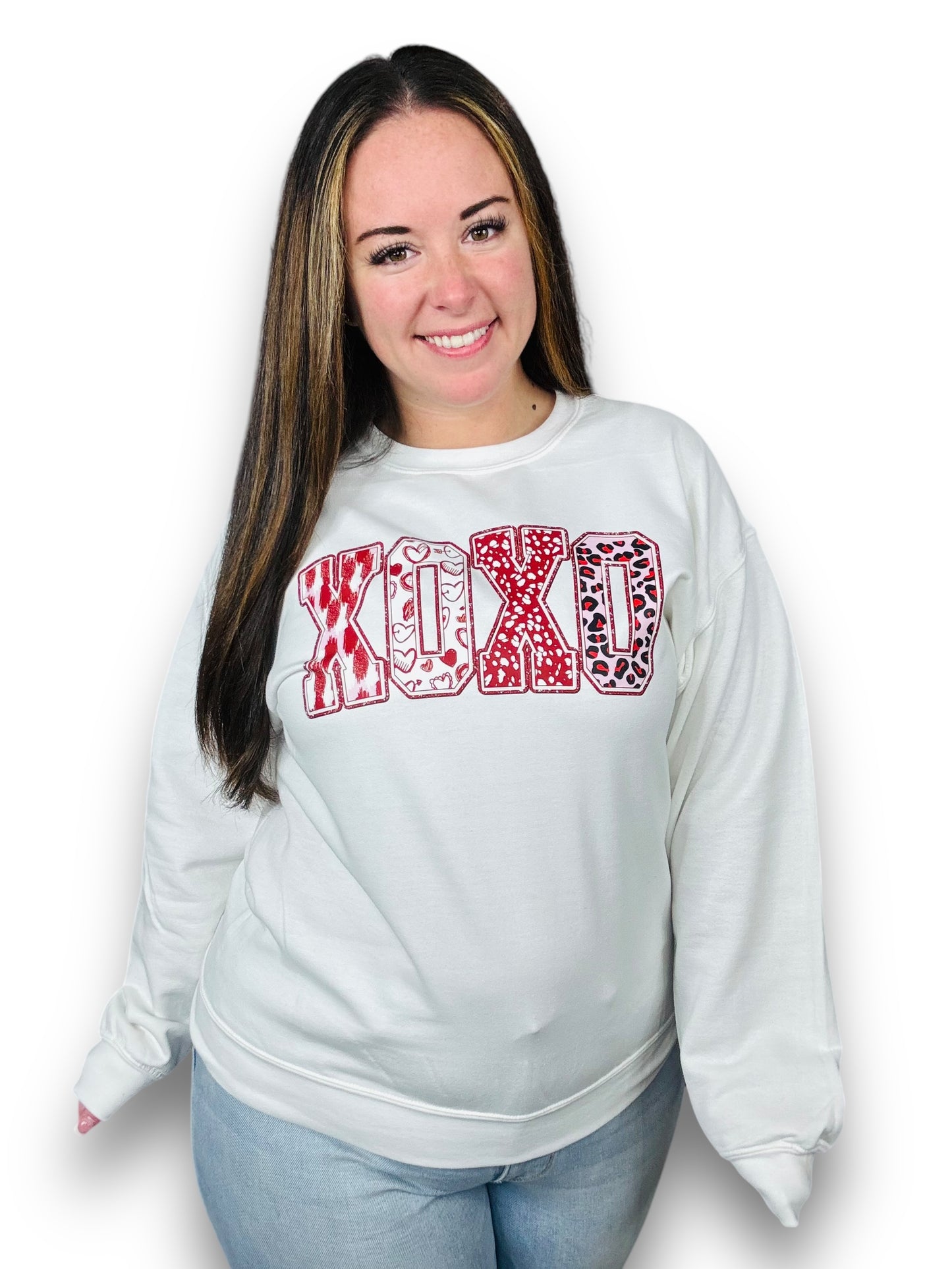 "Valentines Day XOXO" Graphic Hoodie/Crewneck Sweatshirt