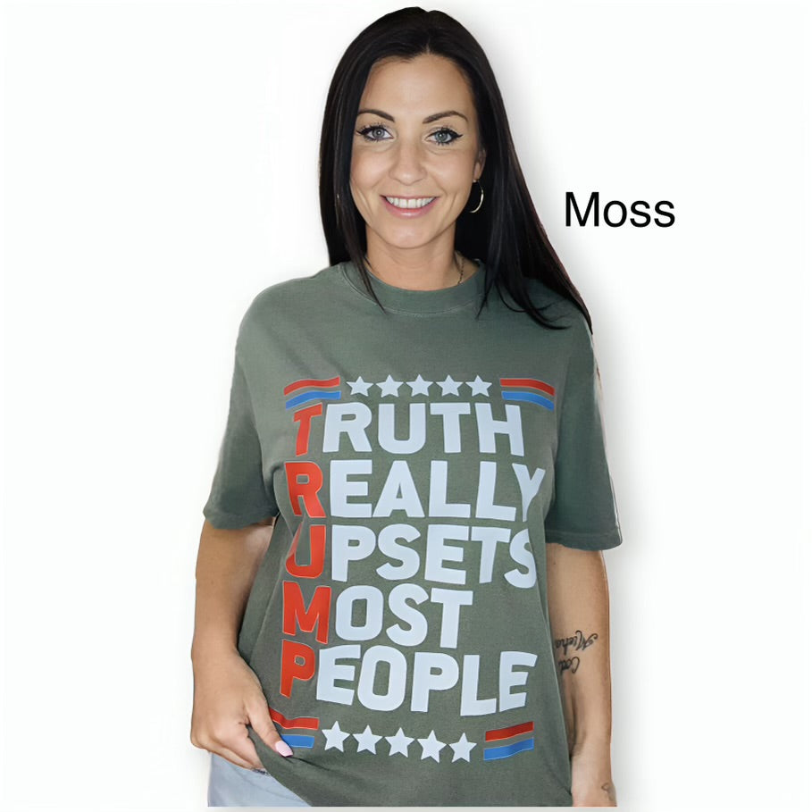 "Truth Really Upsets Most People" Short Sleeve T Shirt