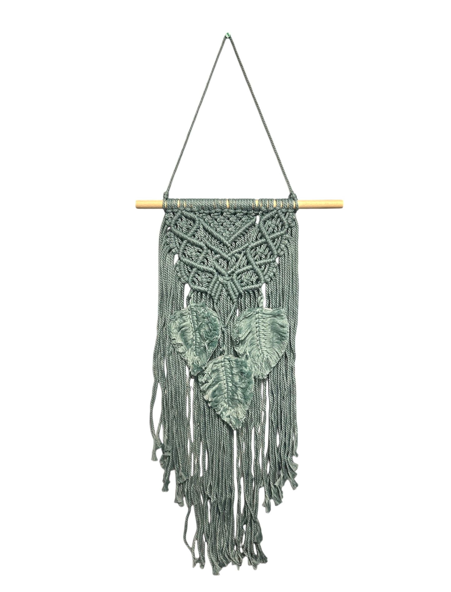 Boho-Style Macrame Tapestry w/ Comb