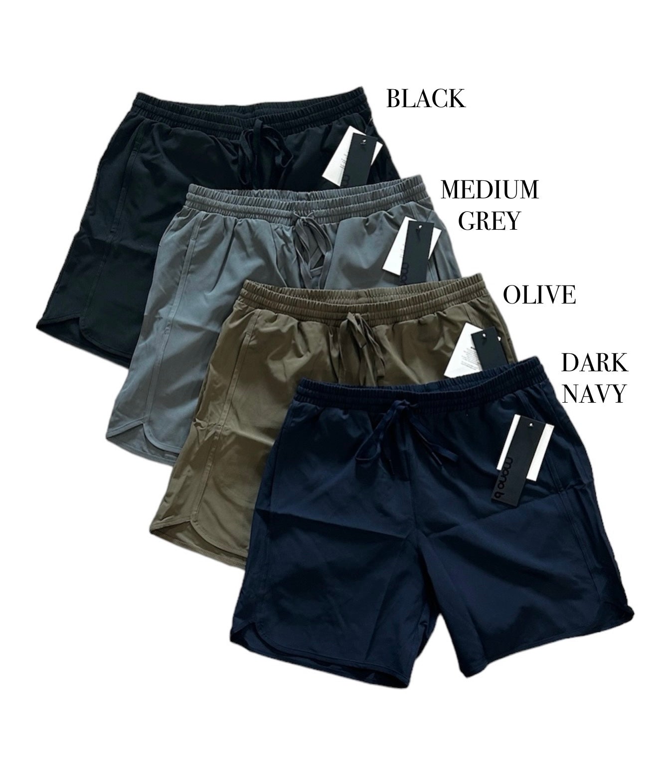 Men's Essential Active Shorts (Multiple Colors)
