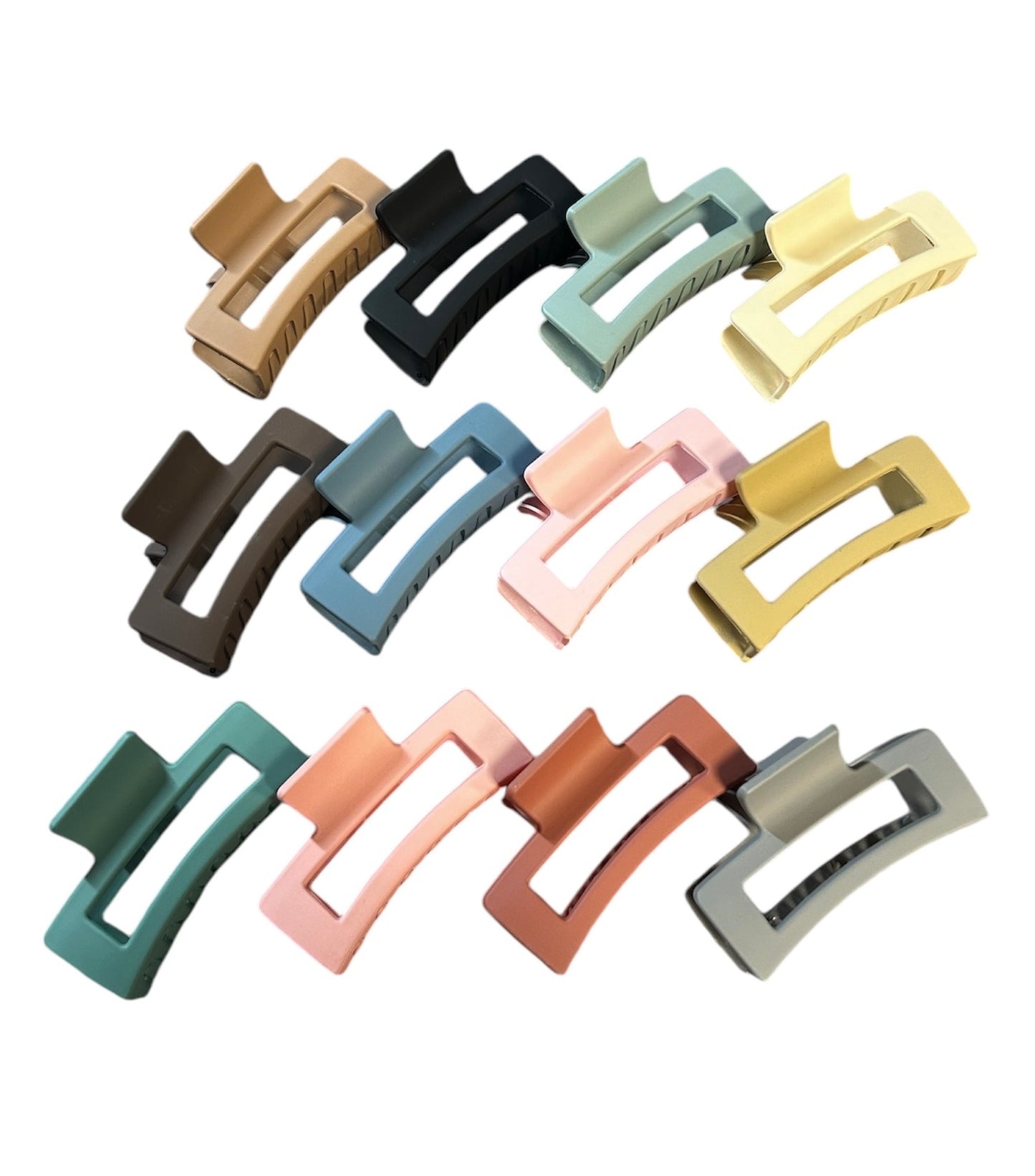 Squared Hair Clips (Mystery Color)