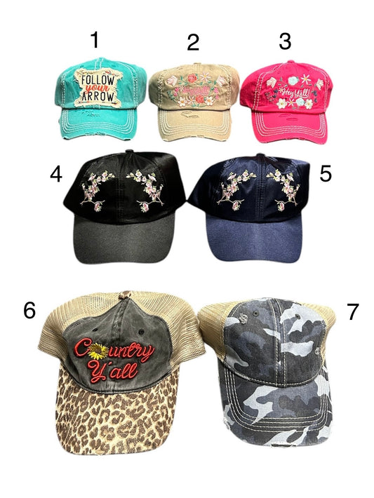 Adjustable Women's Hats (Multiple Styles)