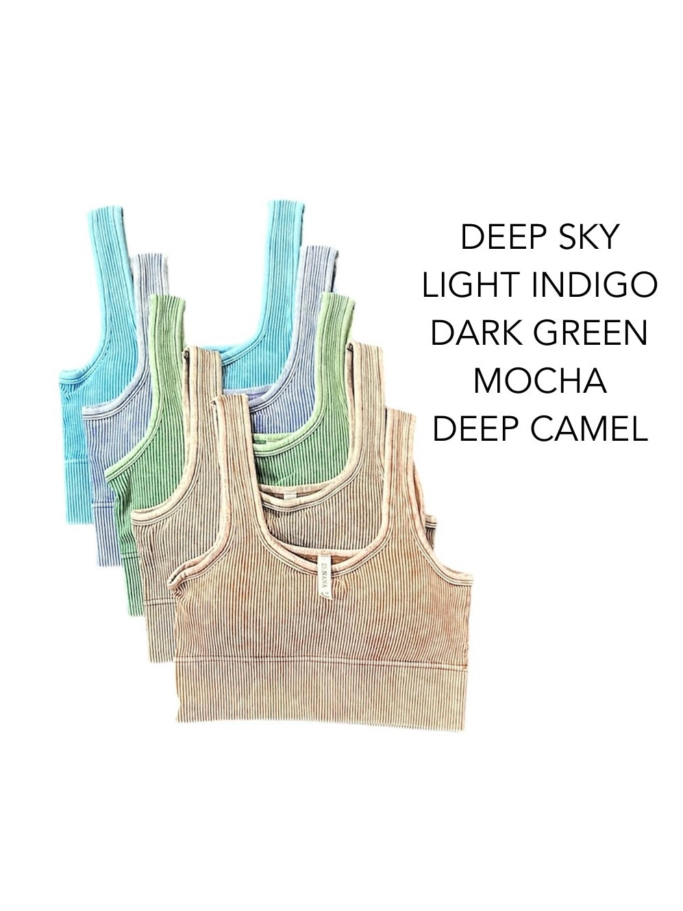 "Lindsey 2.0" Padded Square Neck Brami (Multiple Colors)