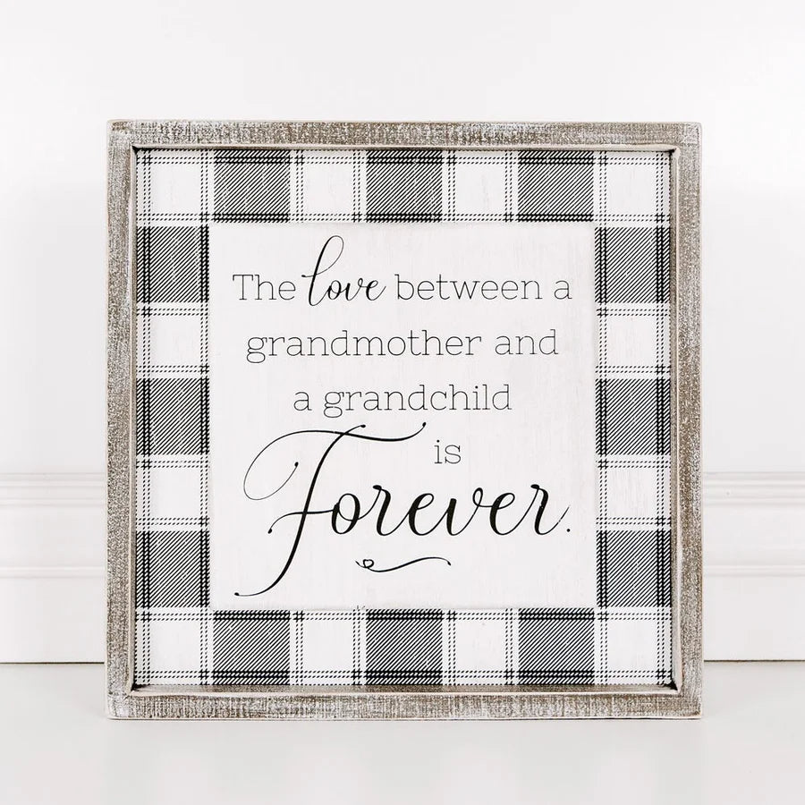 "The Love Between..." Wooden Framed Sign (Multiple Styles)