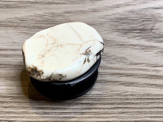 White Stone Granite Pop Socket