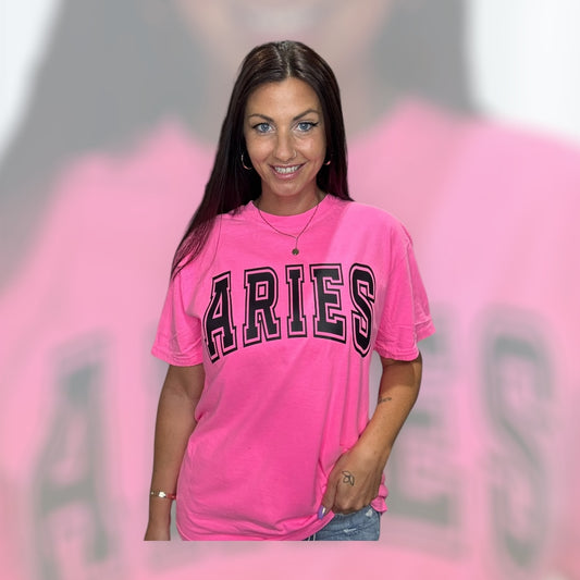 "Aries" Short Sleeve T Shirt