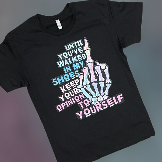 "Walk in My Shoes" Short Sleeve/Long Sleeve/Crewneck Sweatshirt