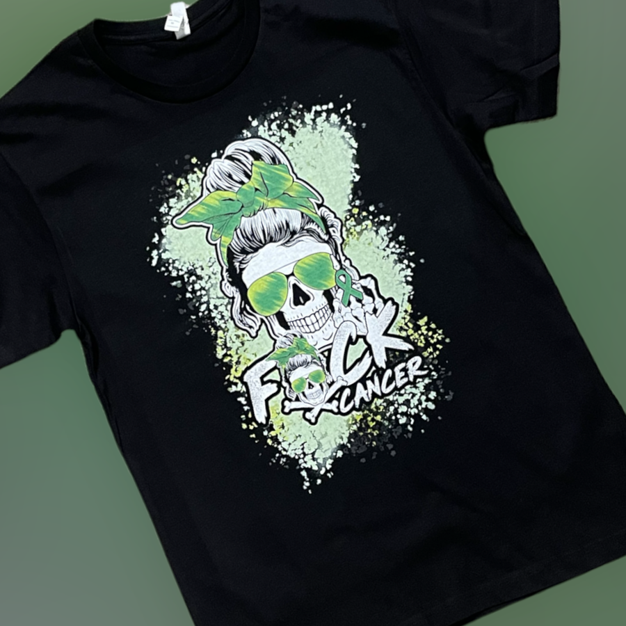 "F Cancer" Green Ribbon Short Sleeve/Long Sleeve