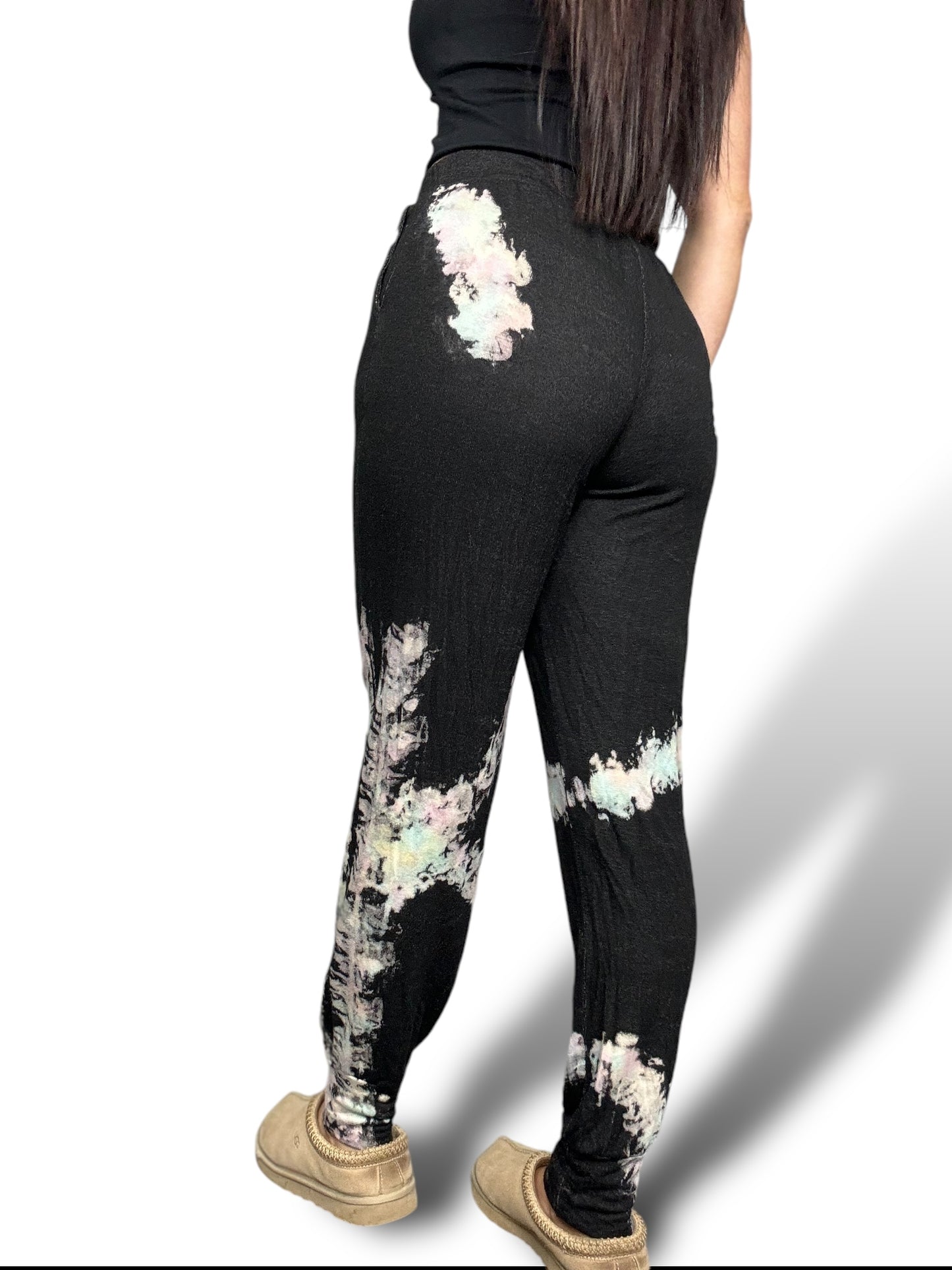 Reg. Black/Pastel Tie Dye Joggers