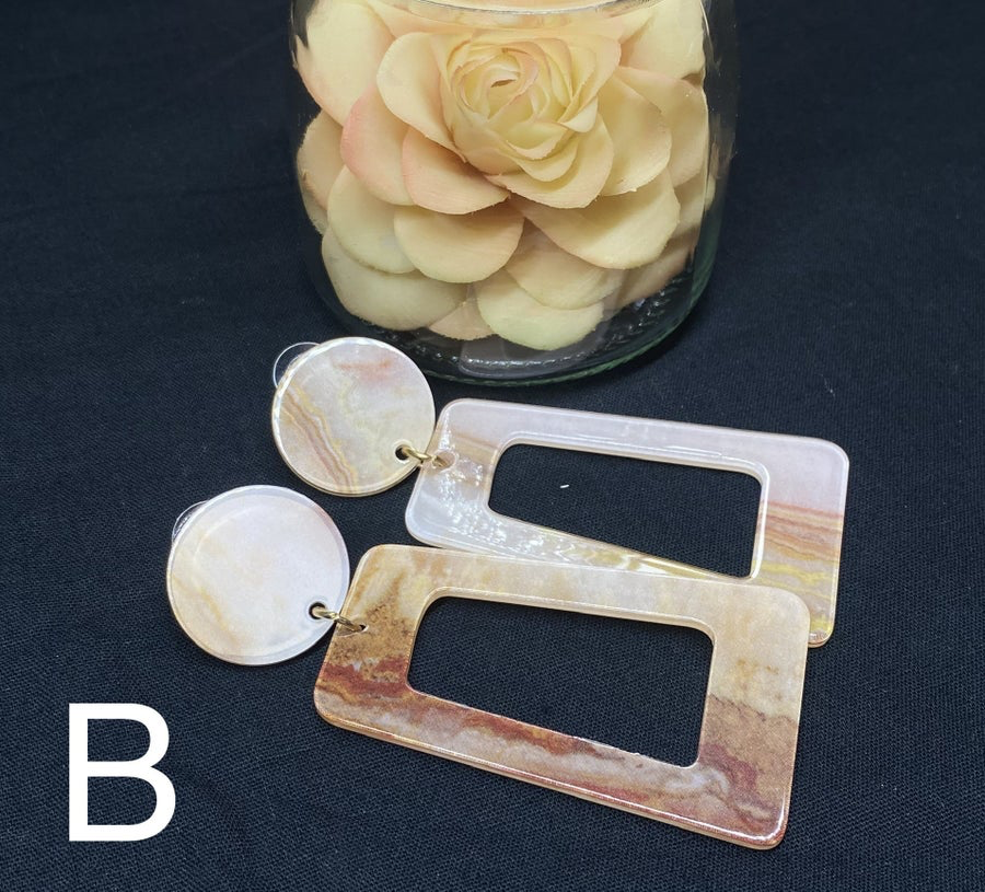 ASST ACRYLIC EARRINGS