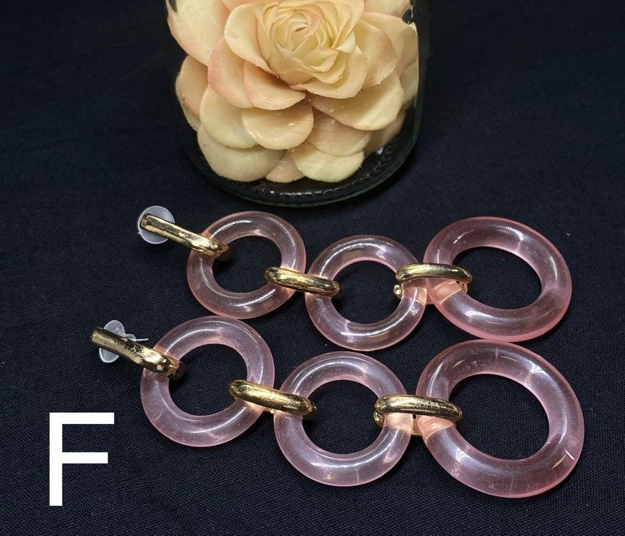 ASST ACRYLIC EARRINGS