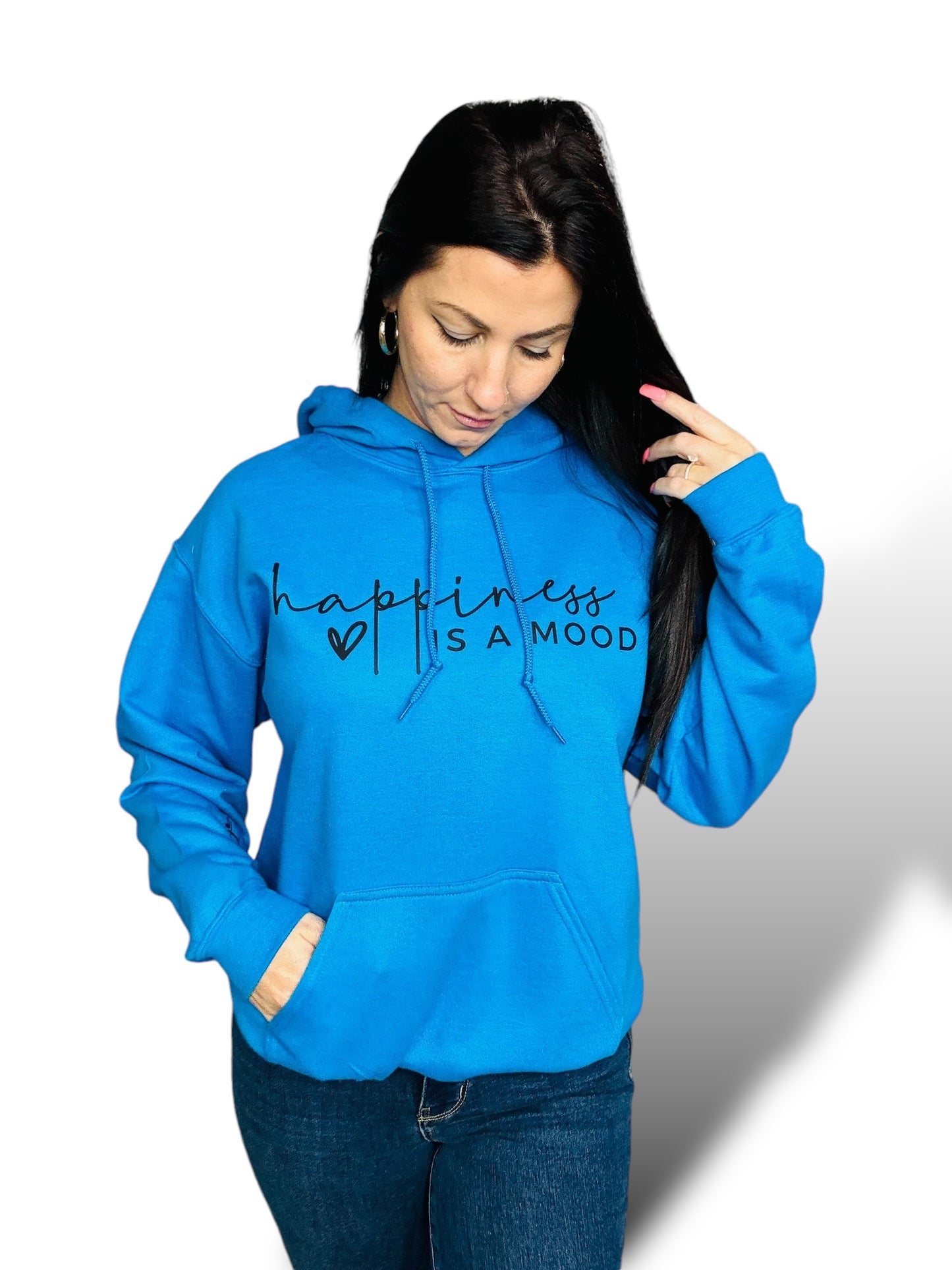 "Happiness Is A Mood" Long Sleeve/Hoodie/Crewneck Sweatshirt