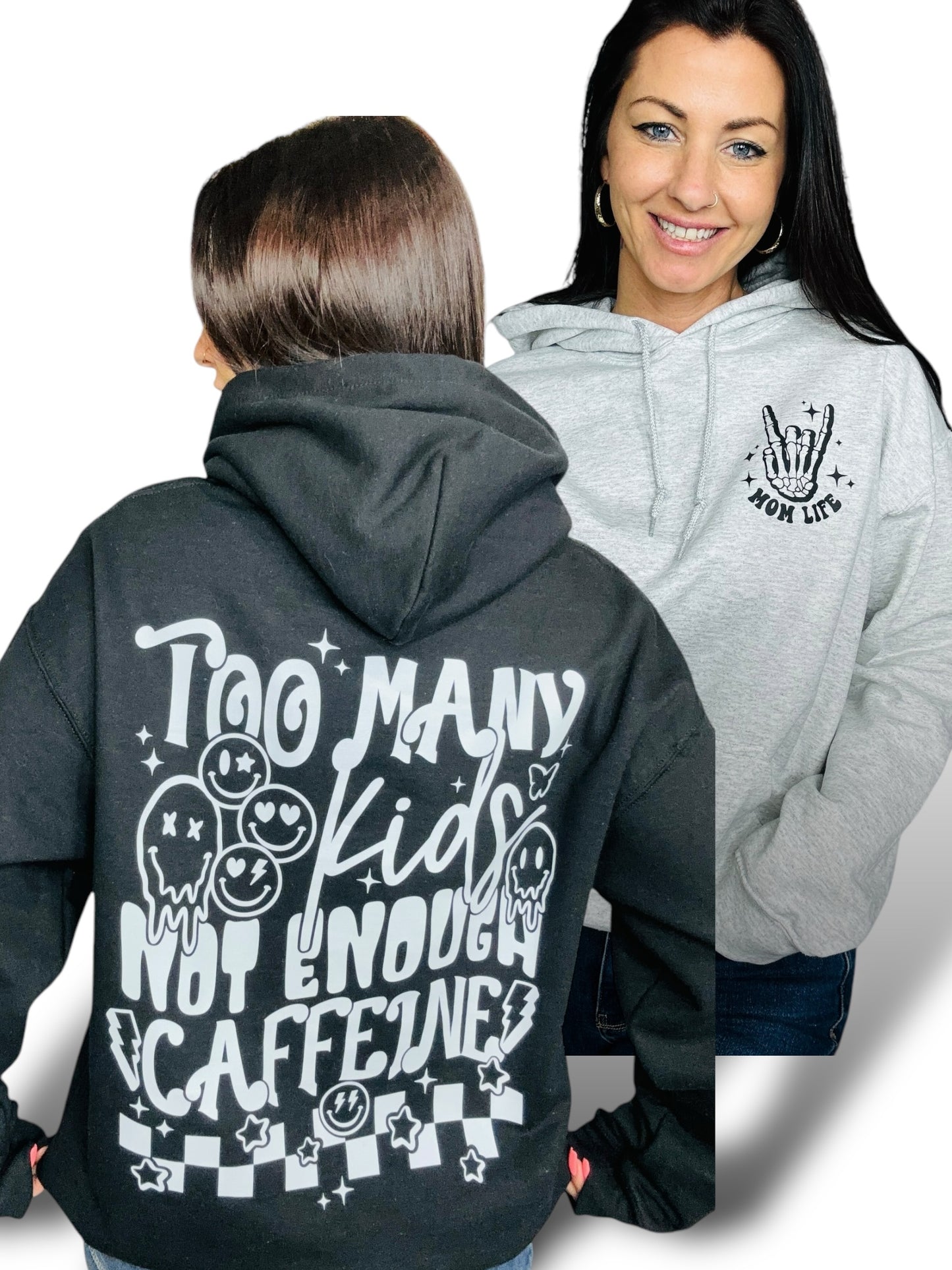 "Mom Life" Hoodie/Crewneck Sweatshirt