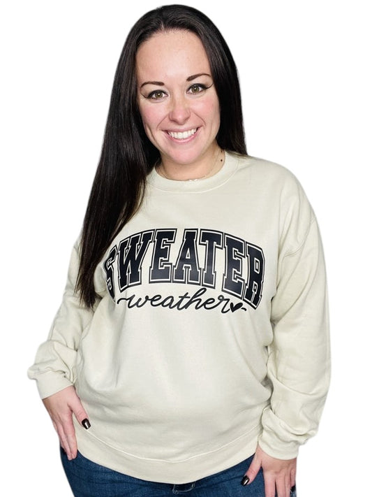 "Sweater Weather" Crewneck Sweatshirt