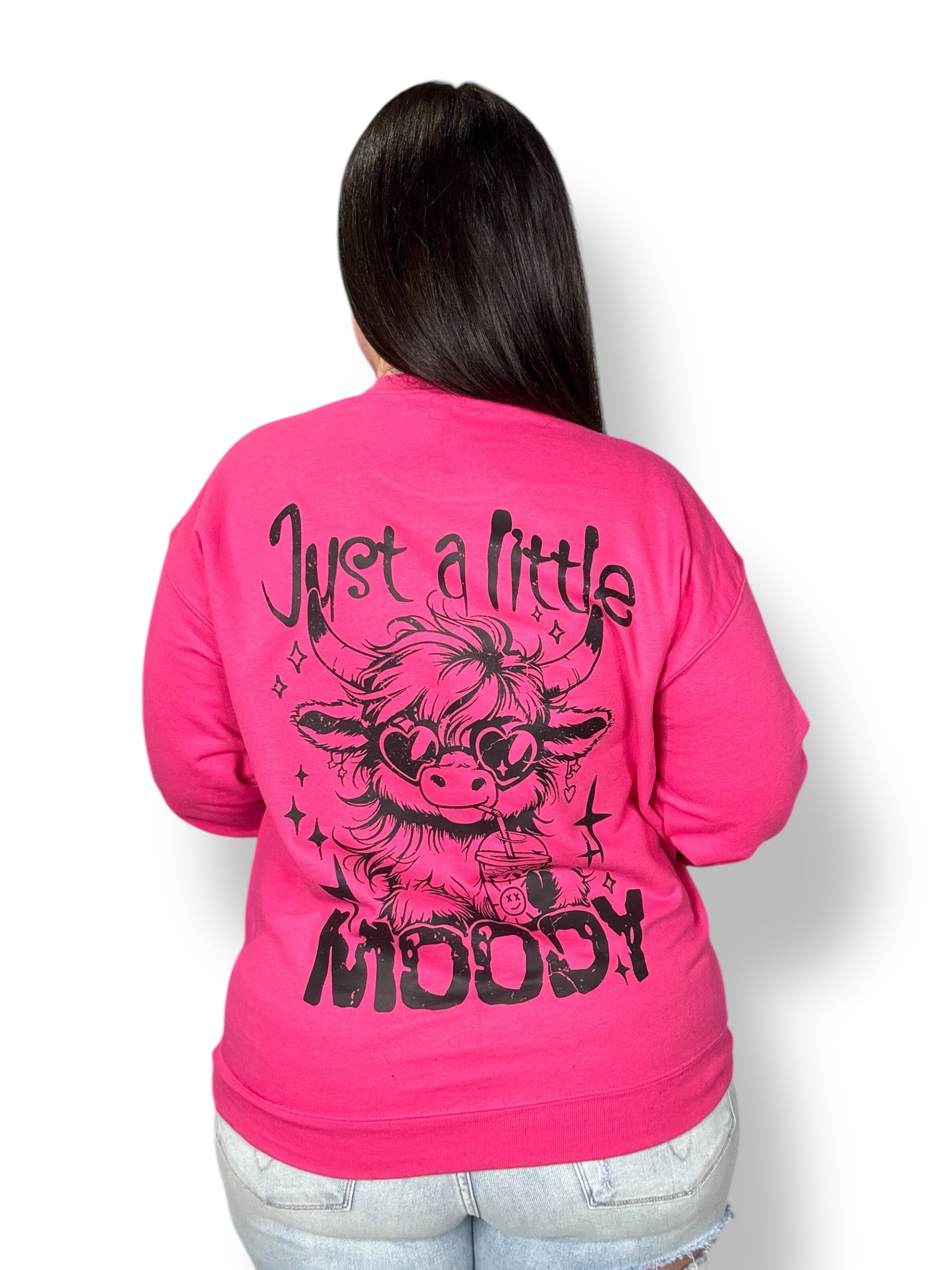 "Just A Little Moody" Graphic Short Sleeve/ Hoodie/Crewneck Sweatshirt