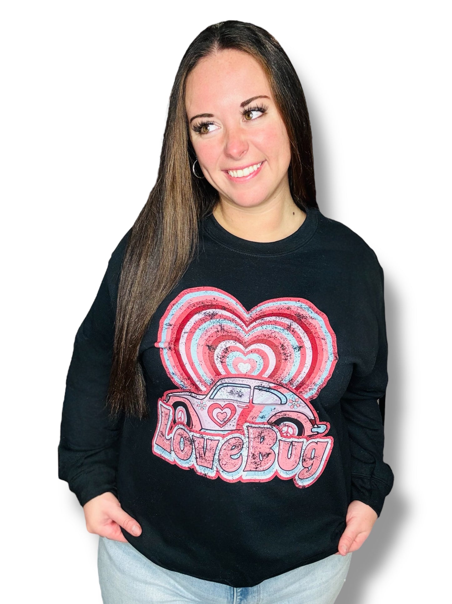 "Love Bug" Short Sleeve/Crewneck Sweatshirt