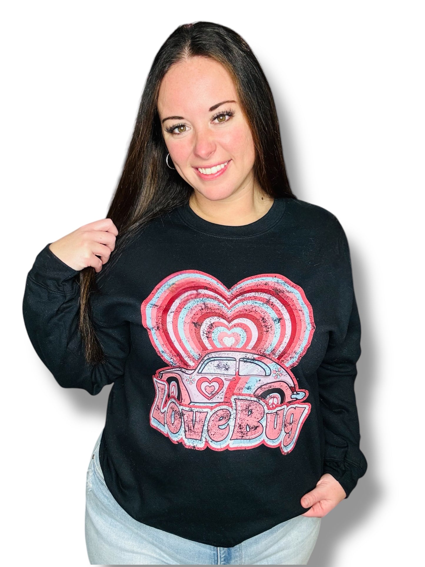 "Love Bug" Short Sleeve/Crewneck Sweatshirt