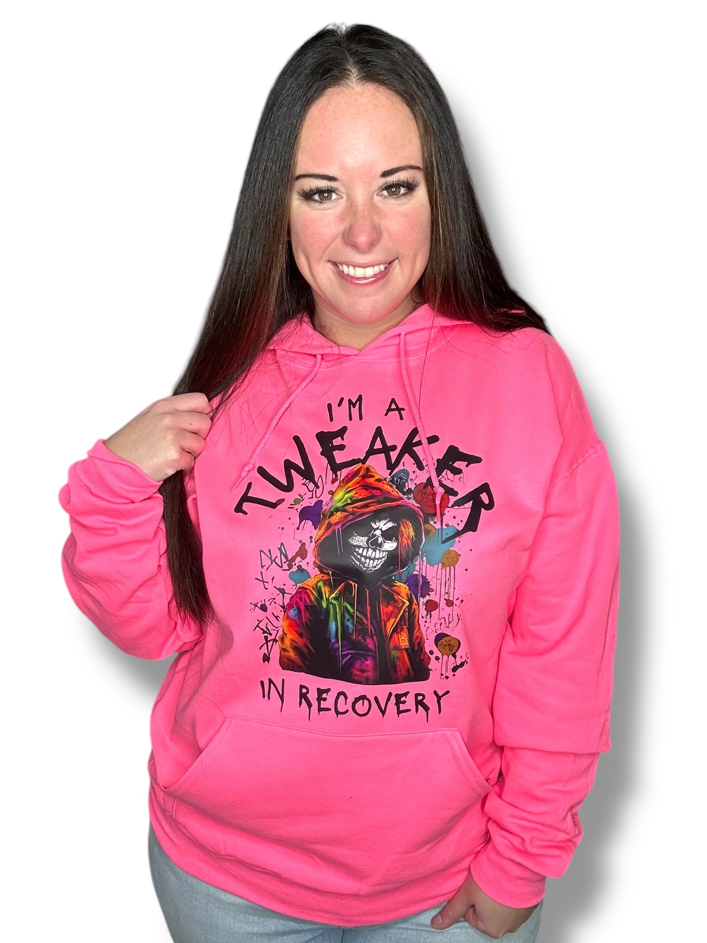 "Tweaker In Recovery" Graphic Hoodie/Crewneck Sweatshirt