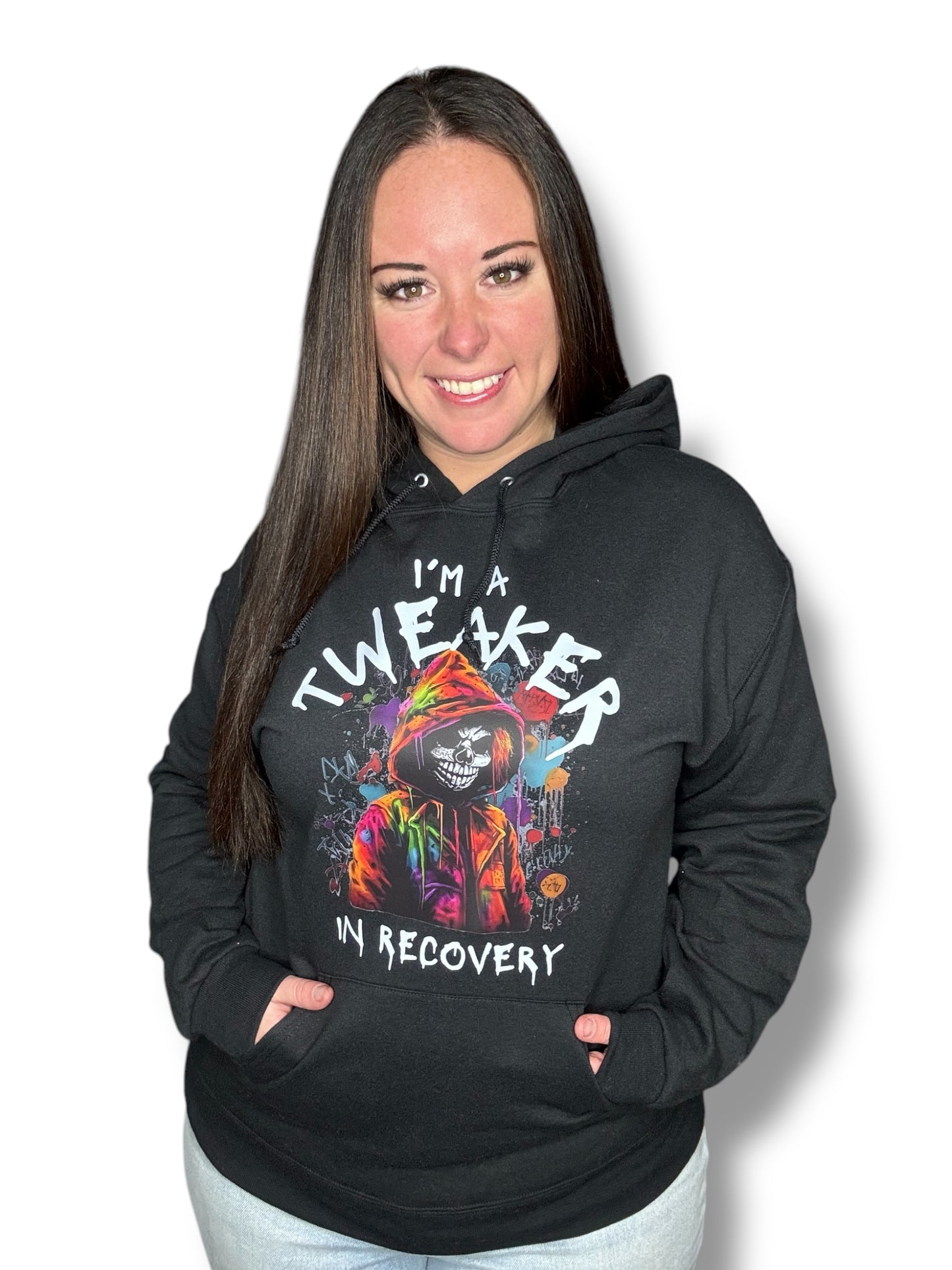 "Tweaker In Recovery" Graphic Hoodie/Crewneck Sweatshirt