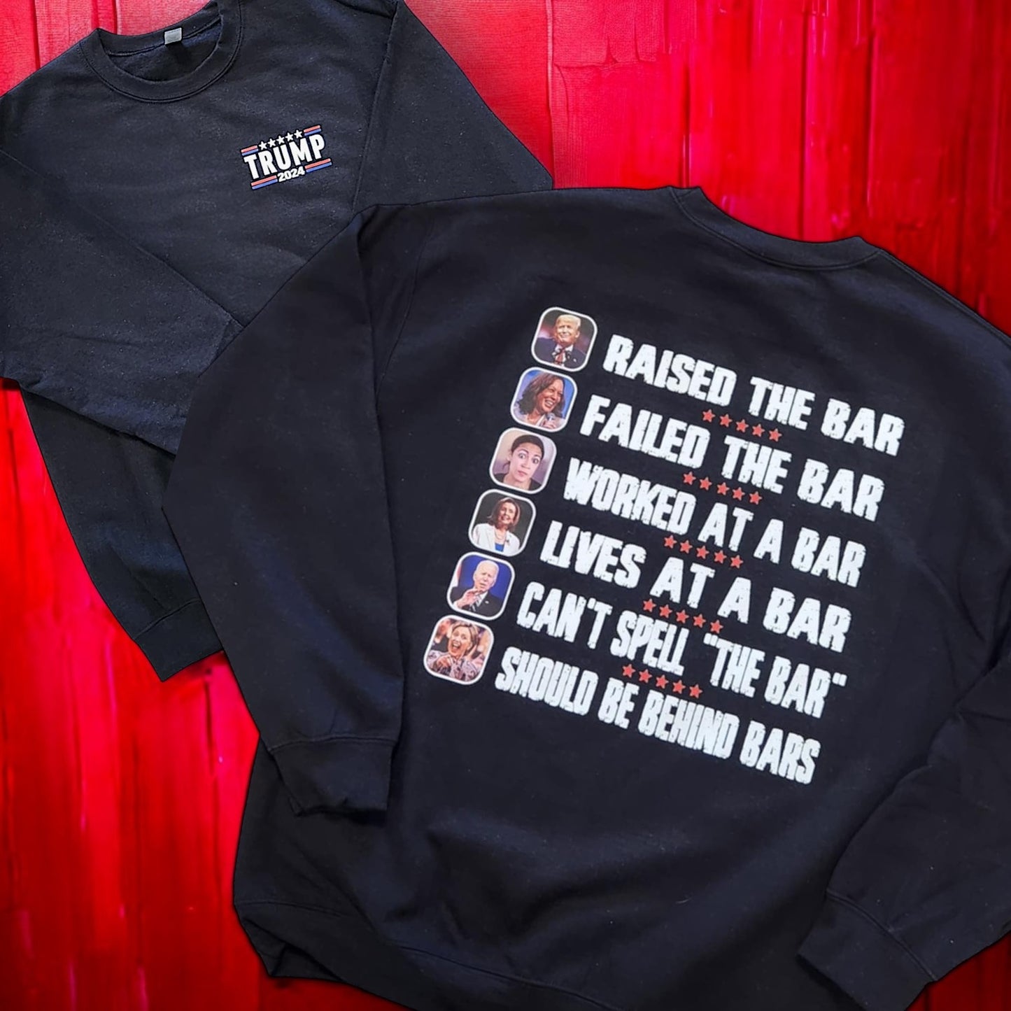 "Raise The Bar" Graphic Short Sleeve/Crewneck Sweatshirt