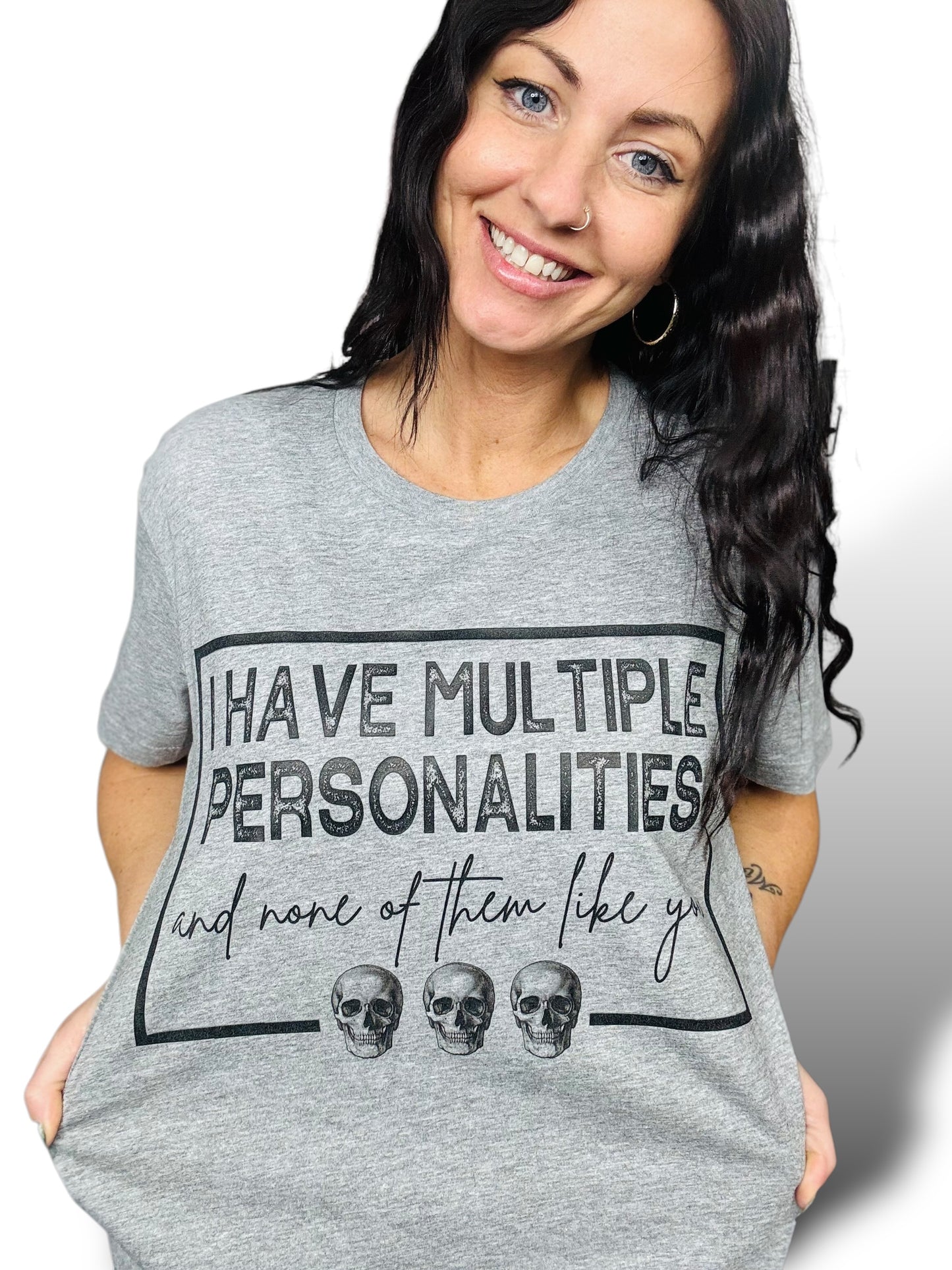 "Multiple Personalities" Short Sleeve/Crewneck Sweatshirt