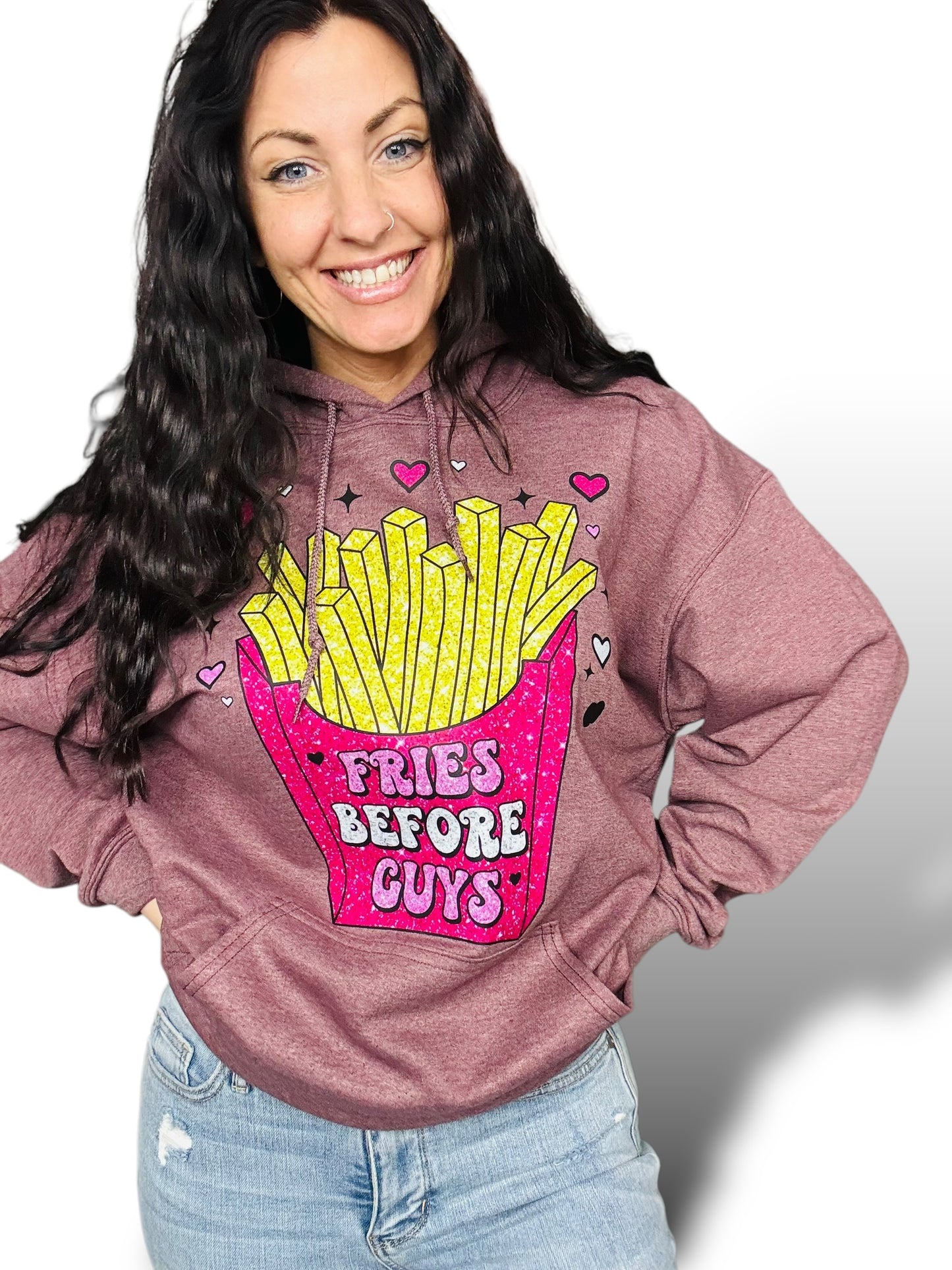 "Fries Before Guys" Hoodie/Crewneck Sweatshirt