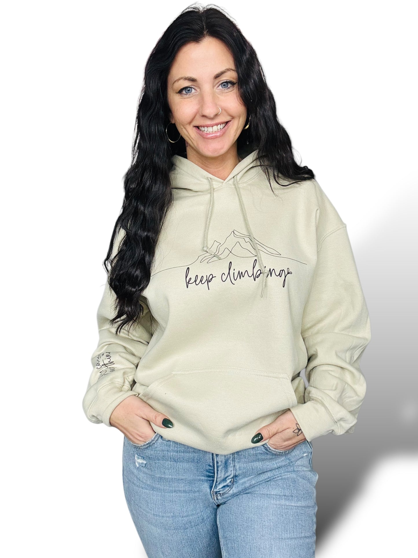 "Keep Climbing" Hoodie/Crewneck Sweatshirt