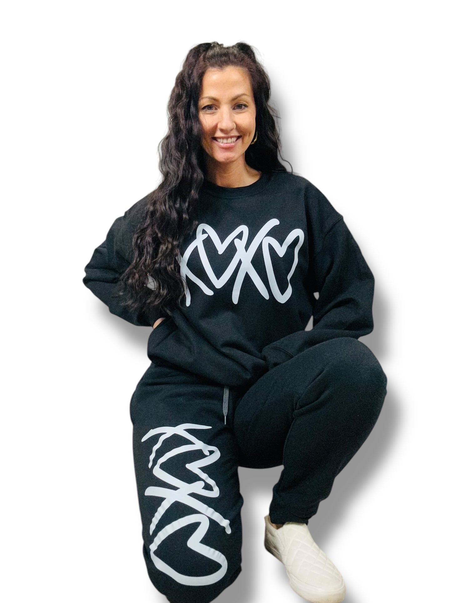 "XOXO 2.0" (White Ink) Graphic Short Sleeve/ Hoodie/Crewneck Sweatshirt