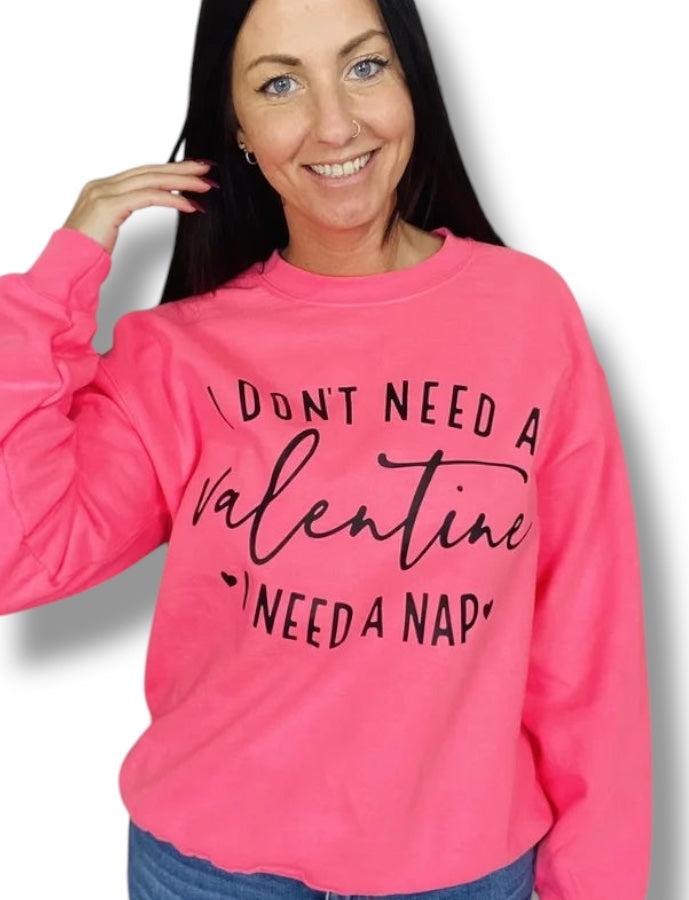 "I Need a Nap" (Black Ink) Short Sleeve/Long Sleeve/Crewneck/Hoodie