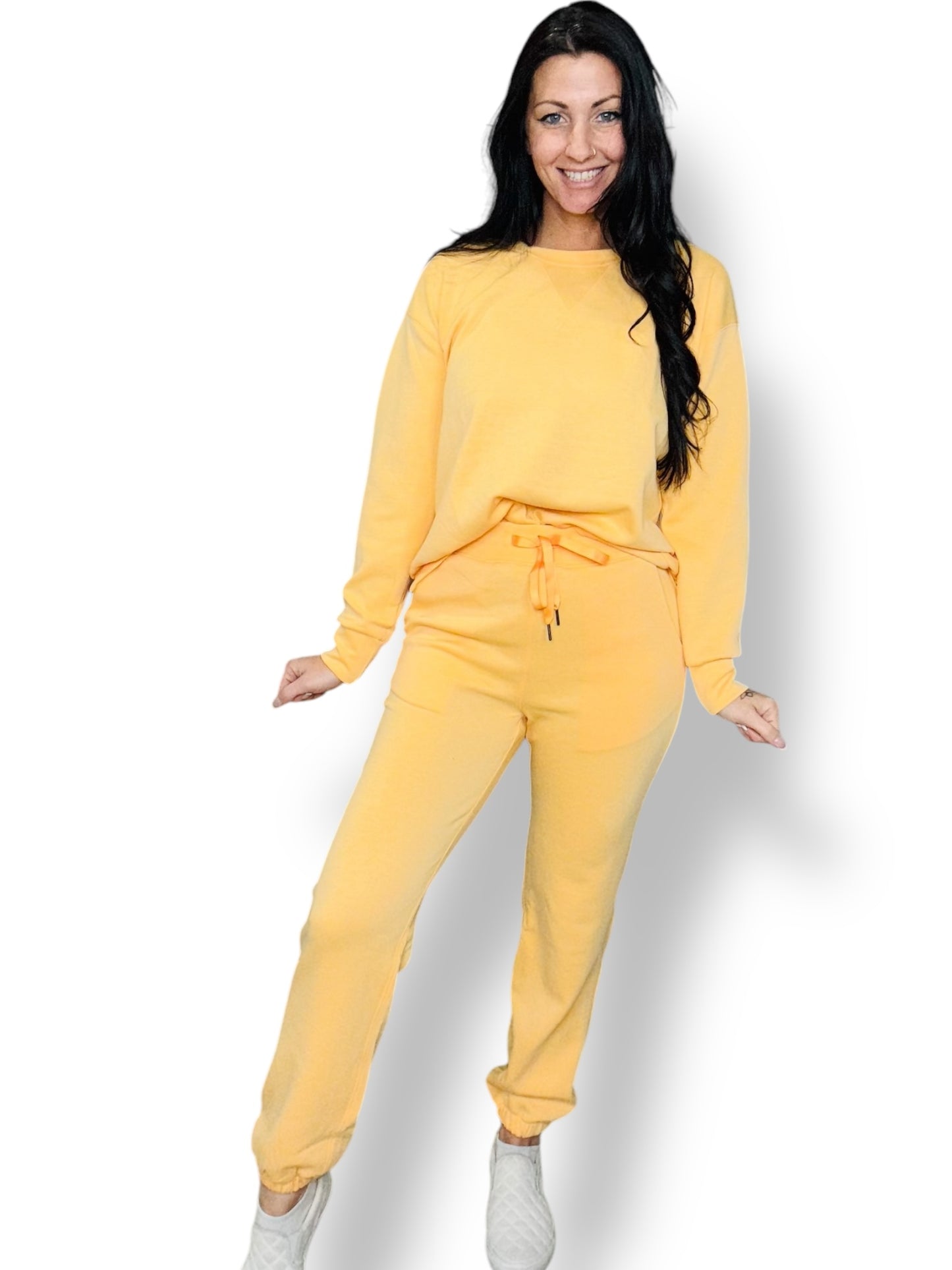 "Flawless" Crewneck/Joggers Lounge Set (Multiple Colors)