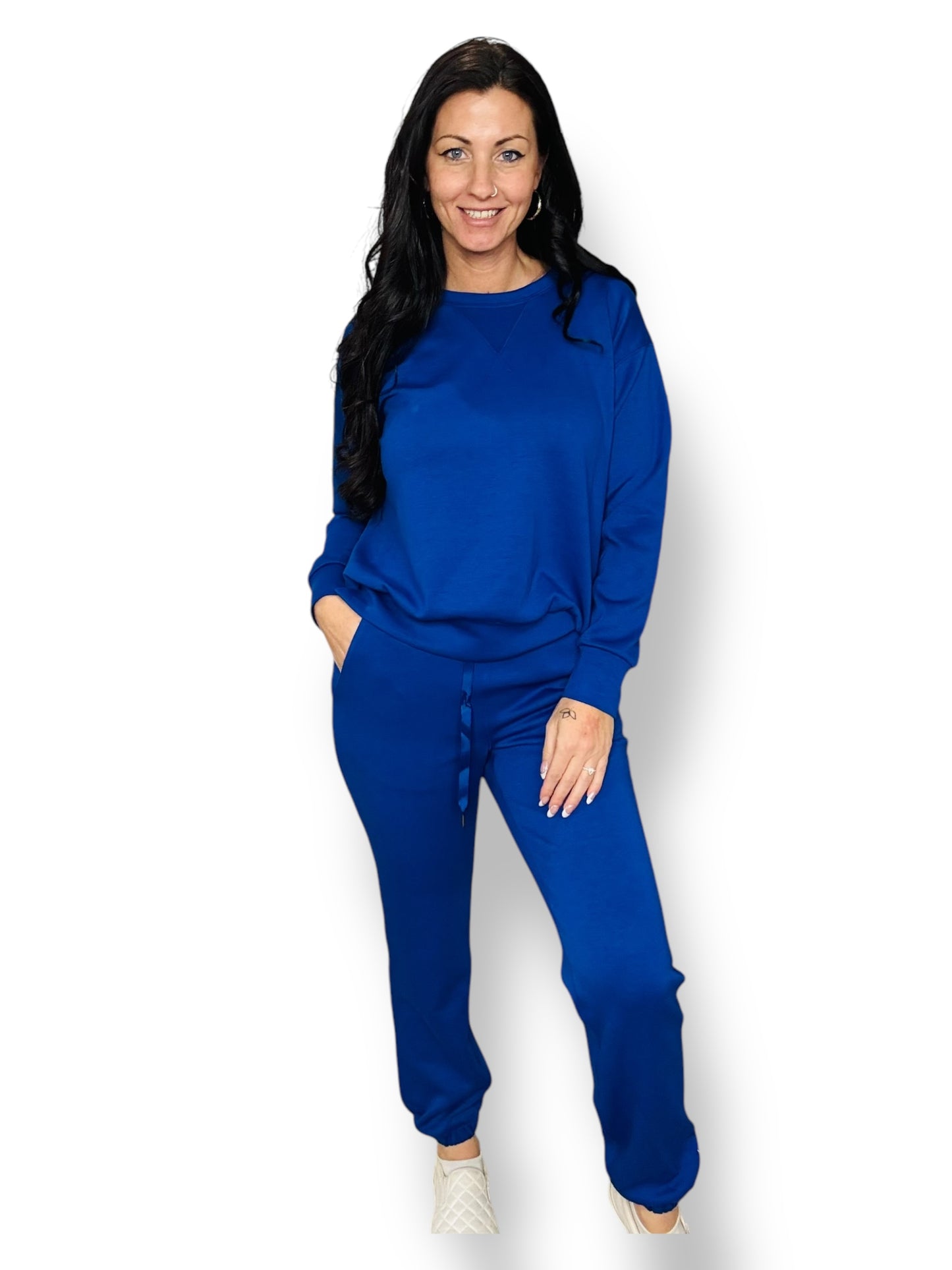 "Flawless" Crewneck/Joggers Lounge Set (Multiple Colors)