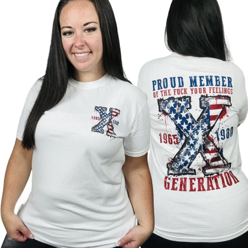 "Gen X USA" Short Sleeve T Shirt