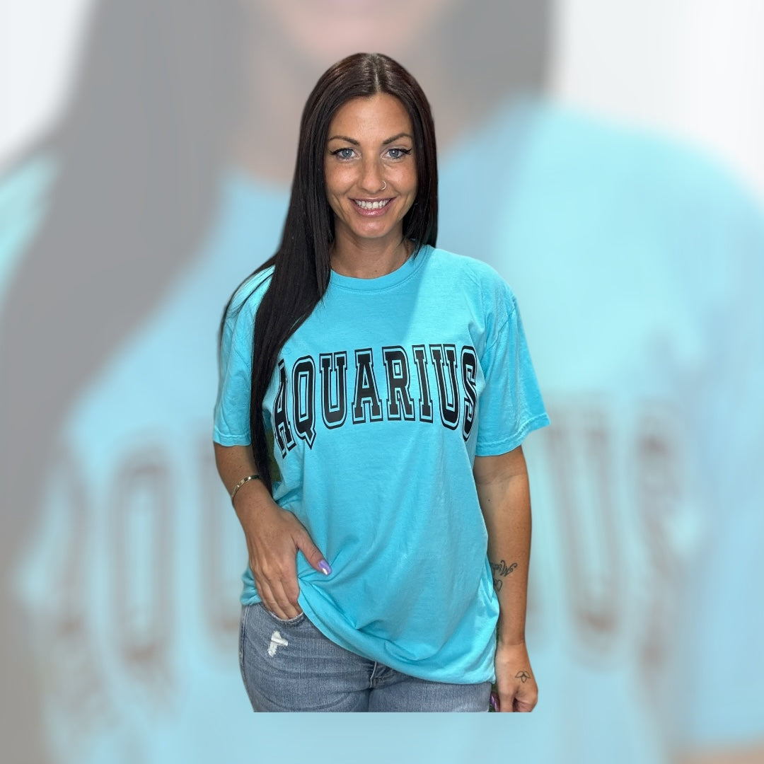 "Aquarius" Short Sleeve T Shirt