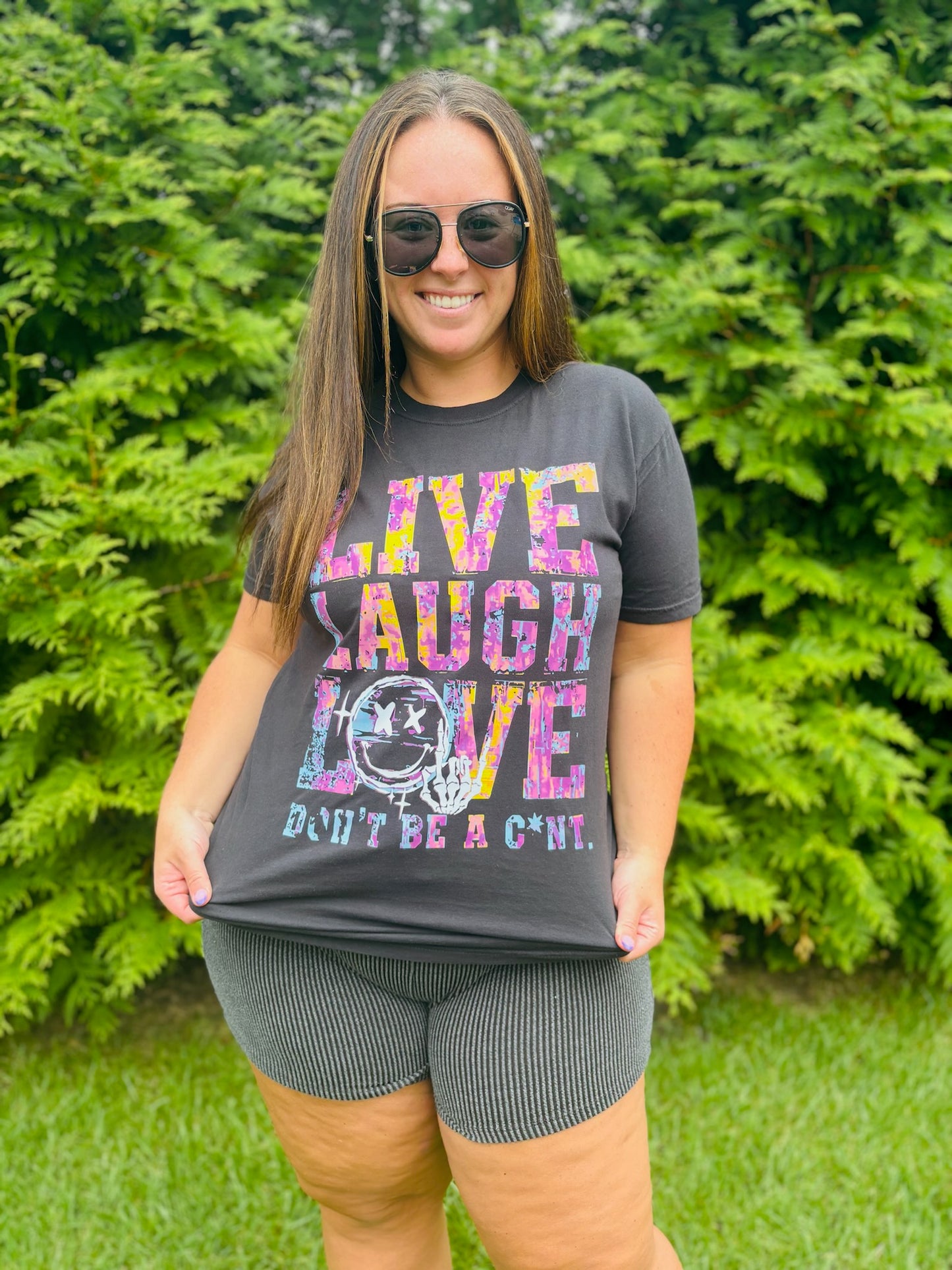 "Live Laugh Love" Short Sleeve T Shirt