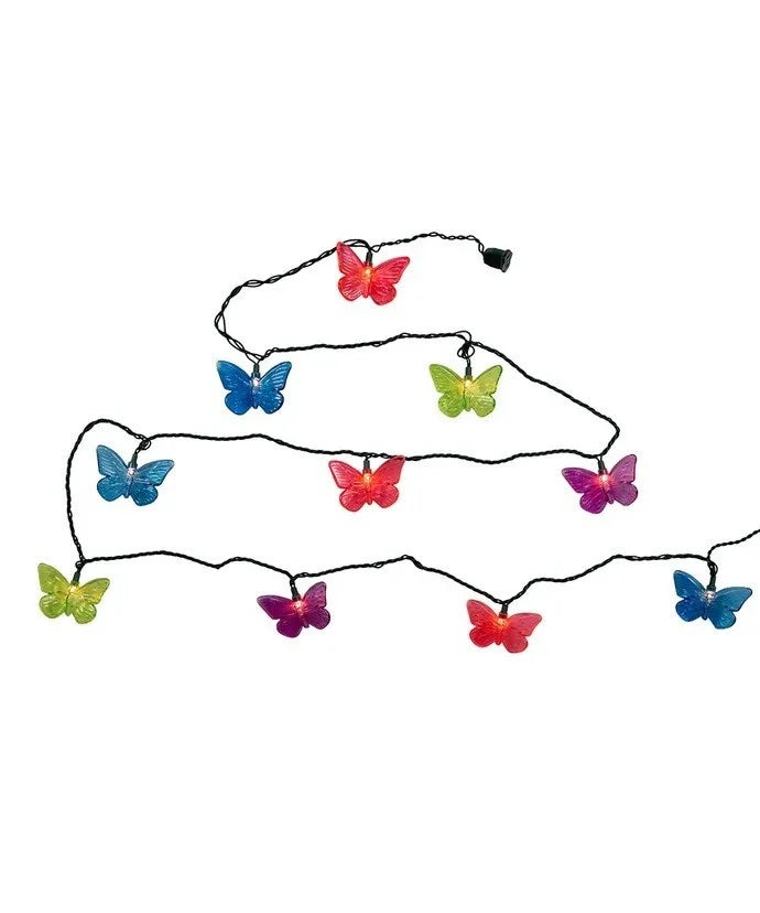 Multicolor Butterfly Light Set (10 Count)