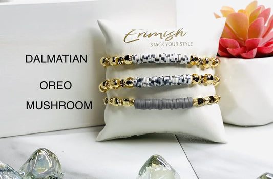 Erimish "Snowcone" Neutral Single Bracelets (Multiple Styles)