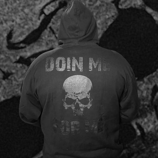 "Doin' Me For Me" Murdered Out Hoodie