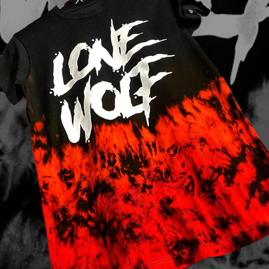 "Lone Wolf" Tie Dye Tee