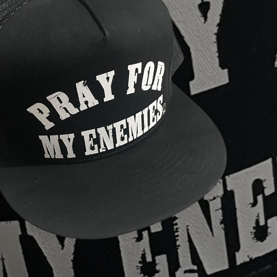 "Pray" Black Trucker Hat