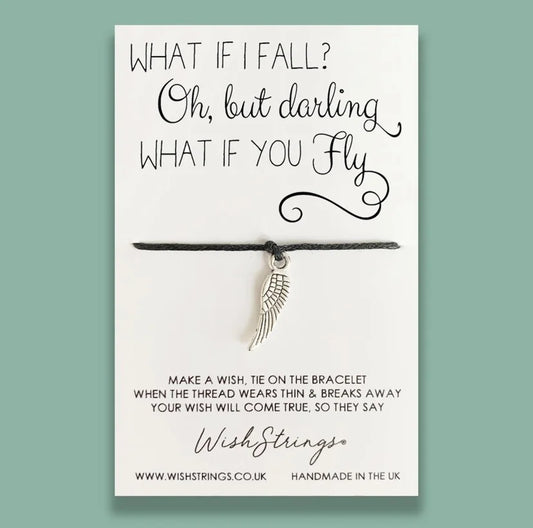 "What If I Fall..." Wish Bracelet