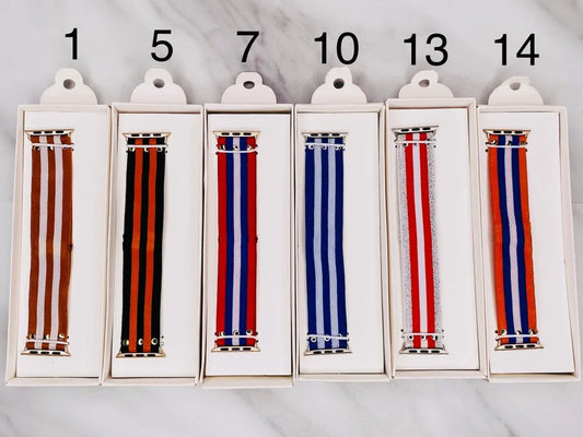 Erimish Striped Smart Watch Bands (Multiple Styles)