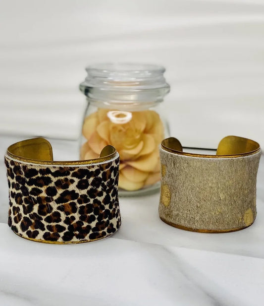 Thick Textured Cuff Bracelet