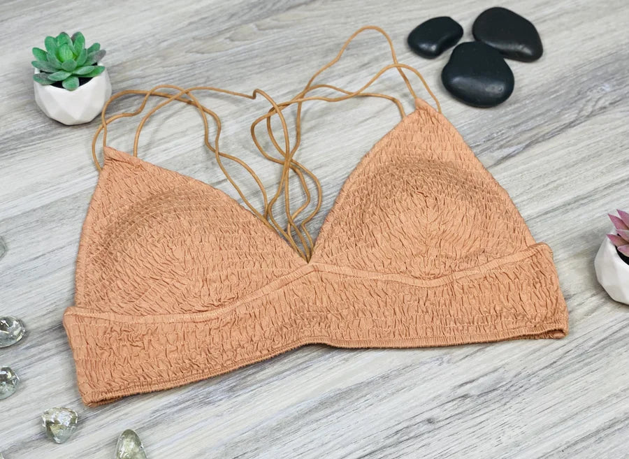 Reg. Light Pumpkin Knit Bralette