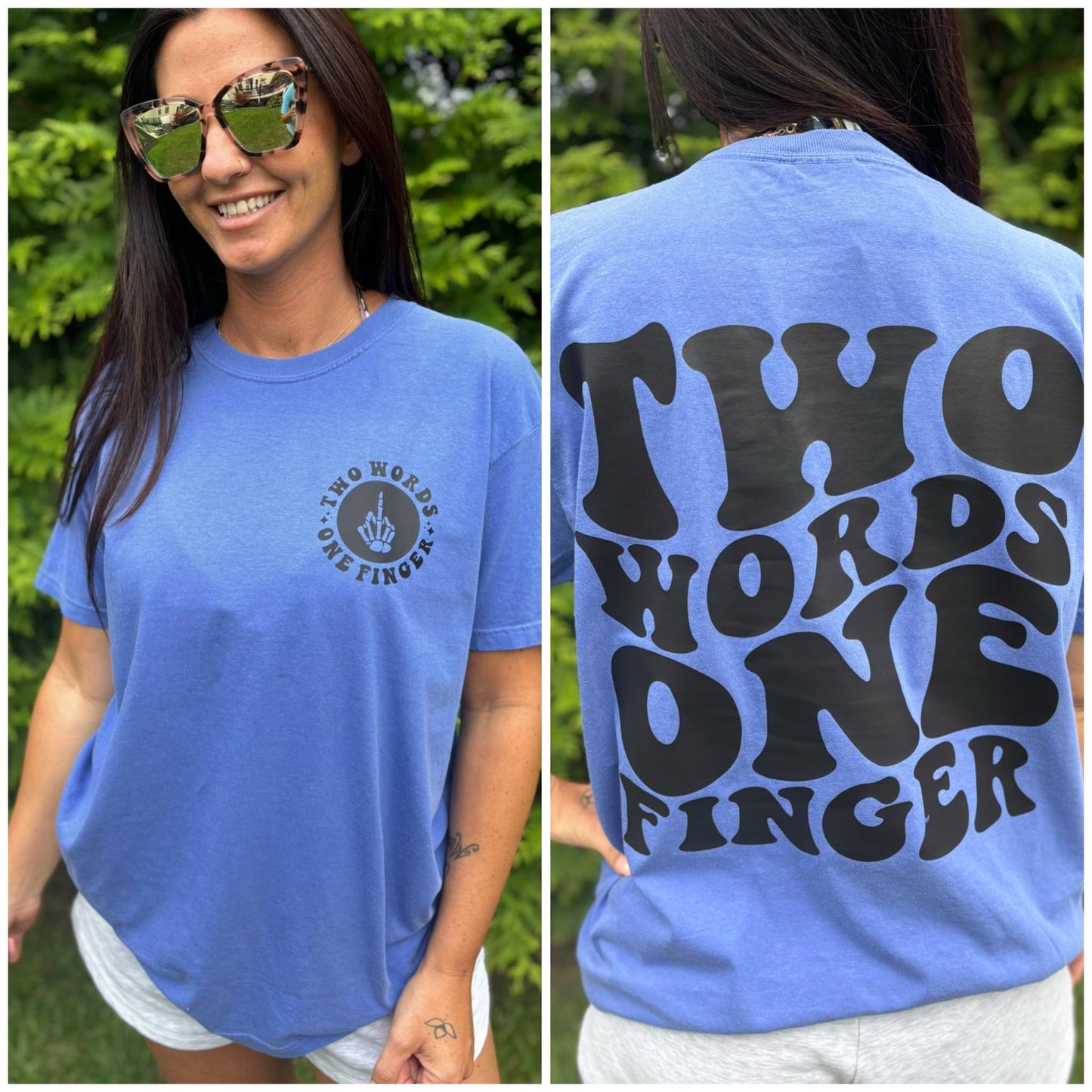 "Two Words" Short Sleeve T Shirt