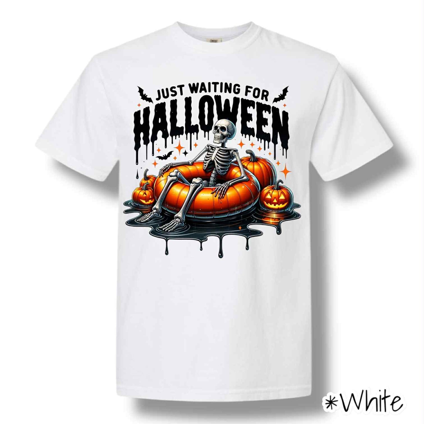 "Pumpkin Float" Front Print Only Short Sleeve