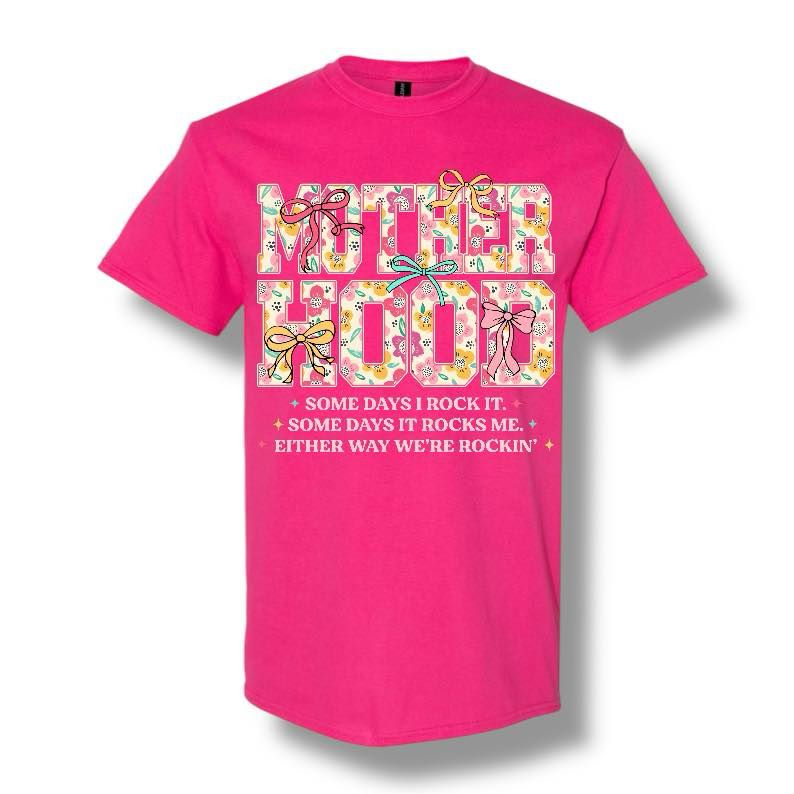 "Motherhood 2.0" Front Print Only Short Sleeve
