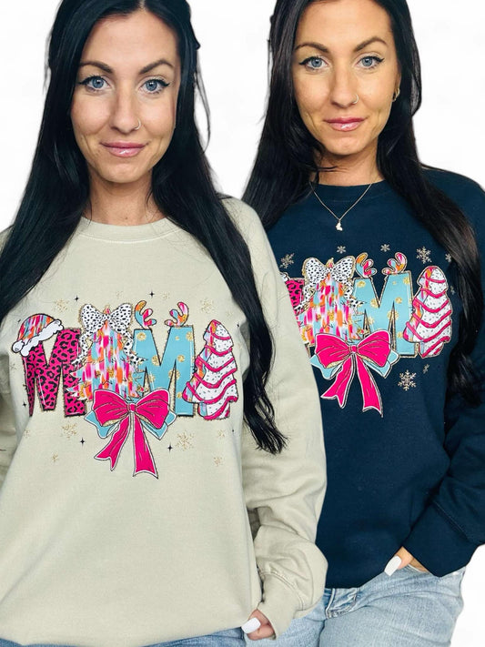 "Christmas Mama" Crewneck Sweatshirt