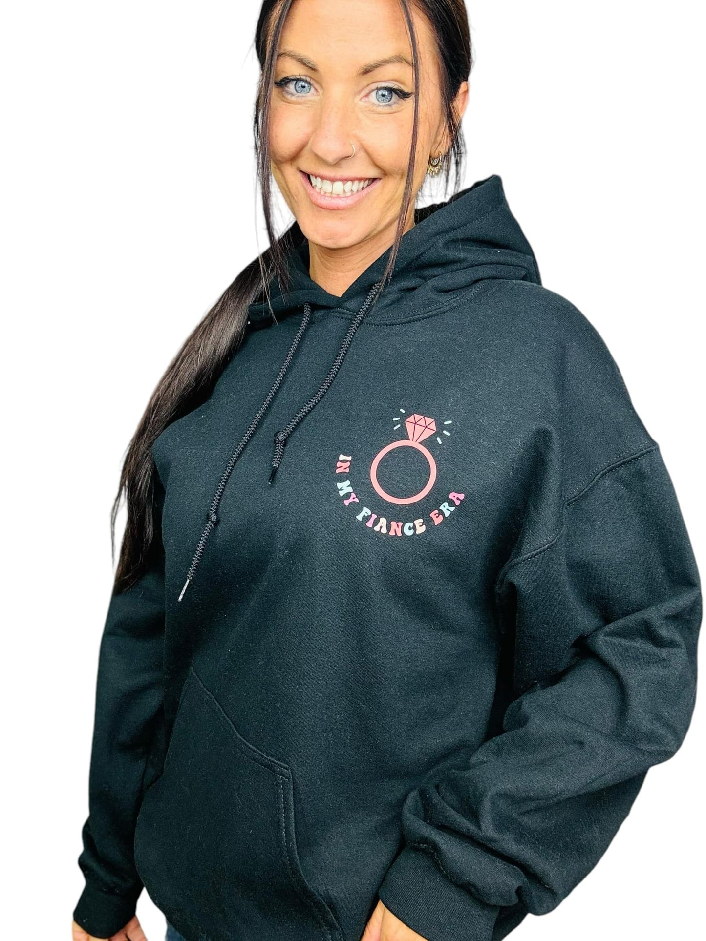 "In My Fiance Era" (Colored Ink) Graphic Hoodie/Crewneck Sweatshirt